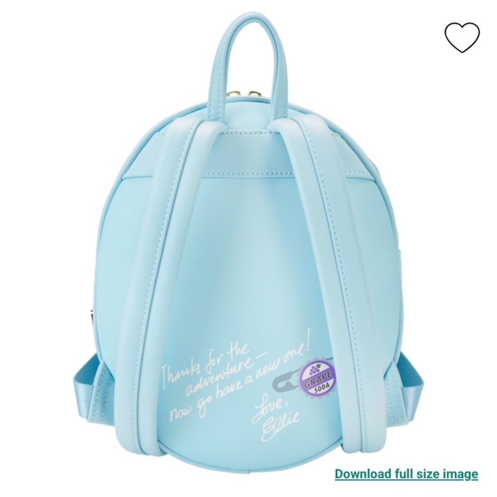 Loungefly Up Exclusive 15th Anniversary Carl & Ellie Cameo Mini Backpack - Picture 4 of 16